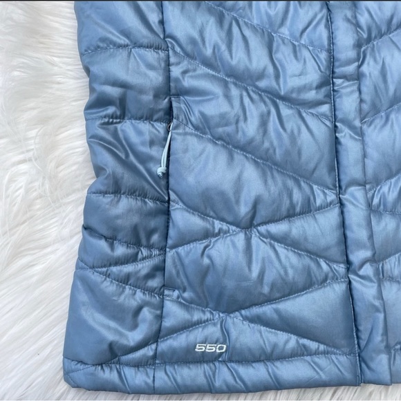 The North Face Women’s Blue 550 Down Filled Quilted Puffer Vest XS - Picture 9 of 11